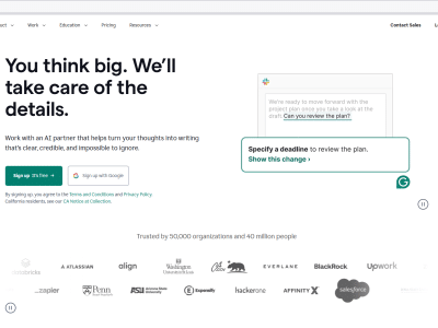 Grammarly: Free AI Writing Assistance