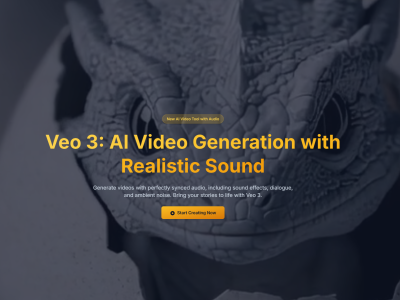 Veo 3 AI Video Generator with Audio